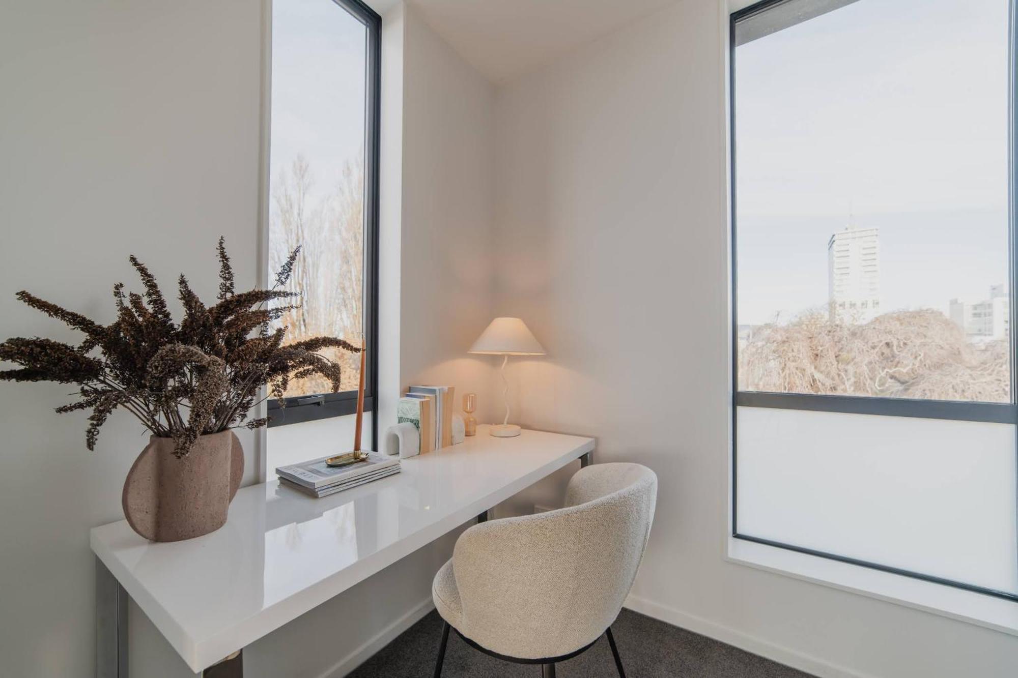 Villa Chic And Contemporary Living At Cambridge Terrace Christchurch Exterior foto