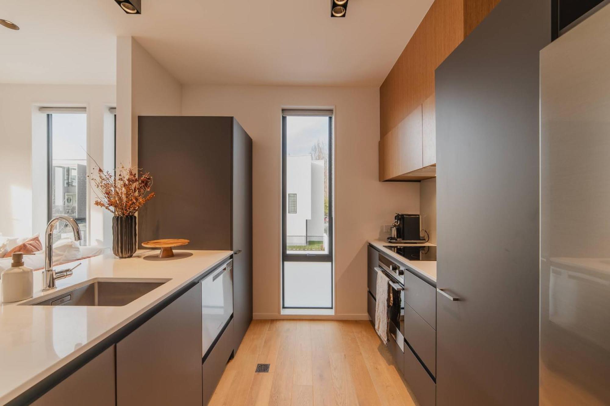 Villa Chic And Contemporary Living At Cambridge Terrace Christchurch Exterior foto